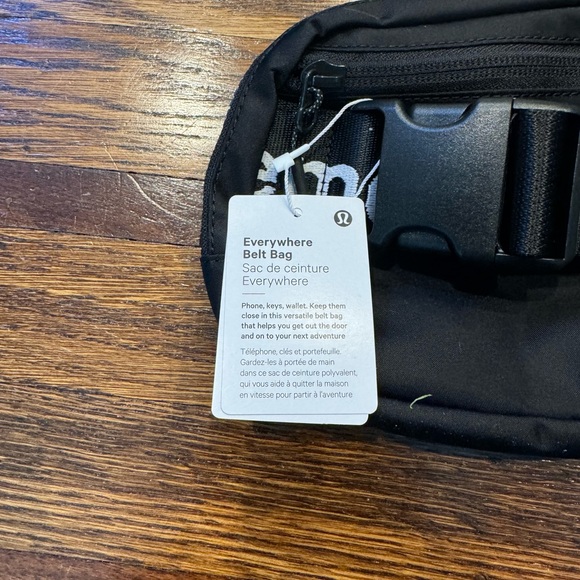 NWT Black Everywhere Black bag (Lululemon logo) - Picture 3 of 3
